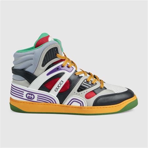 gucci men's basketball sneakers|gucci basket high top.